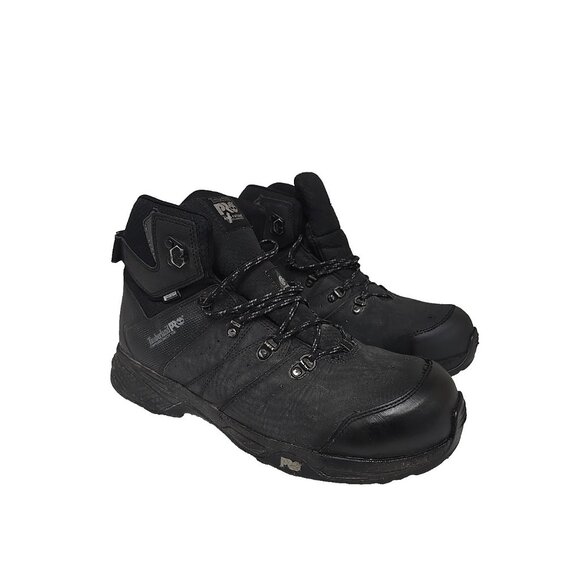 Timberland PRO Men's A2CB8 Switchback Waterproof Composite Toe Boot Black 12W